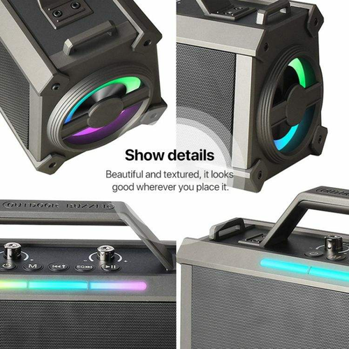 Thunderous Sound Dual-Microphone Wireless Bluetooth Speaker