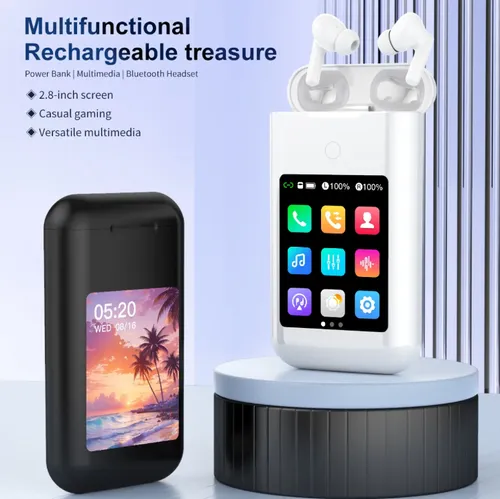 The all-in-one Bluetooth earbuds pack power, gaming, AI voice, a flashlight, remote photography, video, and more right into your pocket. Say goodbye to power outage anxiety and compromised experience.