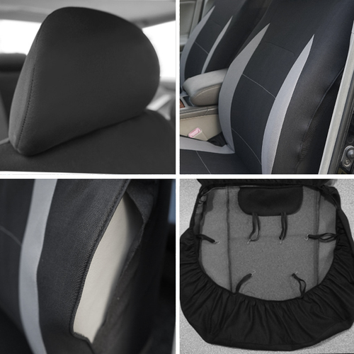 Four-season universal five-seat car fabric seat cover