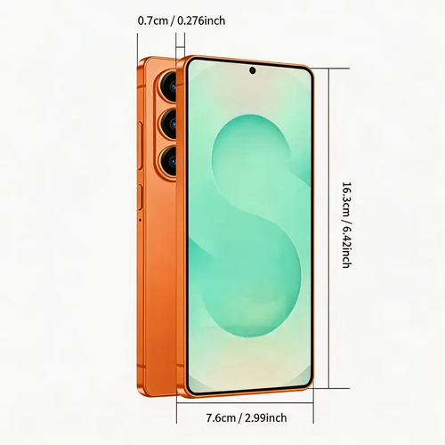 Fashionable smartphone, 6.8 inches, 4GB RAM+128GB ROM, 4000mAh battery, 5+13MP, dual SIM dual standby, supports expandable storage,Android system