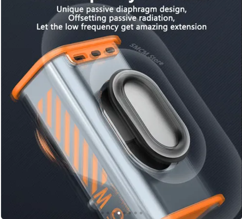 🔥Transparent Wireless bluetooth Speaker Portable Subwoofer Tws Series Audio Loudspeaker