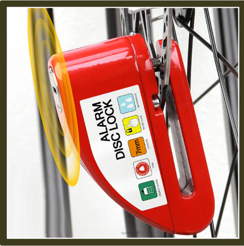 🔒 Aluminum Alloy Anti-Theft Bicycle Lock Disc Brake Alarm Security for Bicycles Motorcycles E-Bikes Scooters