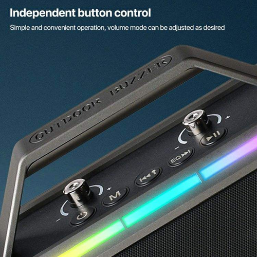 Thunderous Sound Dual-Microphone Wireless Bluetooth Speaker