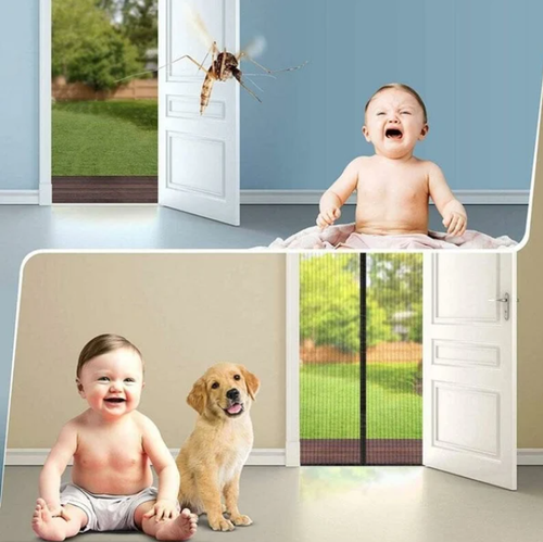🔥Partition Keeps Bugs Out Insect Screen Mosquito Self Sealing Heavy Duty Hands Free Mosquito Curtain Mesh Magnetic Door Net
