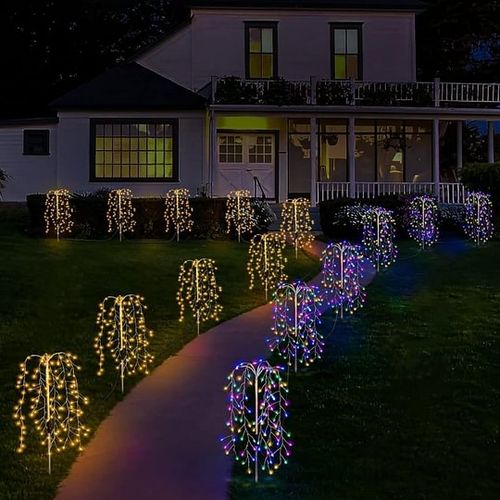 Solar Garden Lights Outdoor Decor – 200 LEDs, IP55 Waterproof, Easy Install