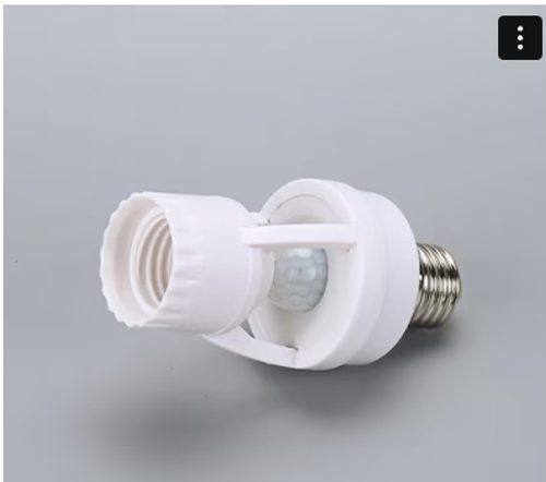 💡✨Smart Switch Infrared Sensor Lamp Holder E27 Energy Saving Bulb Human Body Sensor Lamp Holder Radar Sensor (Pack of 2)