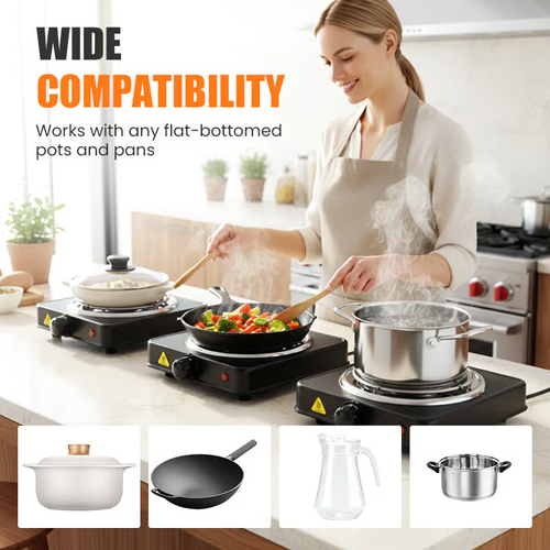 Multi-functional Cooking Electric Stove for Home Use