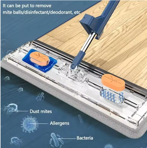Household Cleaning Large Flat Water Absorbing Mop for Lazy People to Mop the Floor with a Mop