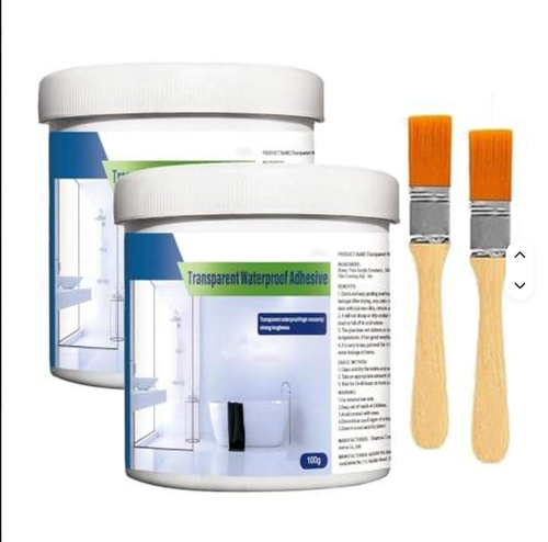 Transparent Waterproof Sealant Clear Roof Leak Repair Adhesive UV Resistant Flexible Waterproof Glue for Roof Wall Crack