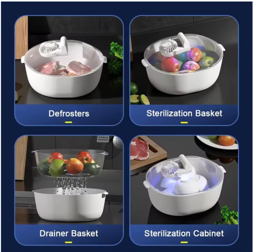 😍Hot Selling Item: ⏳Meat & Seafood Defroster: Quick defrosting, intelligent sterilization, ideal for restaurants and homes.