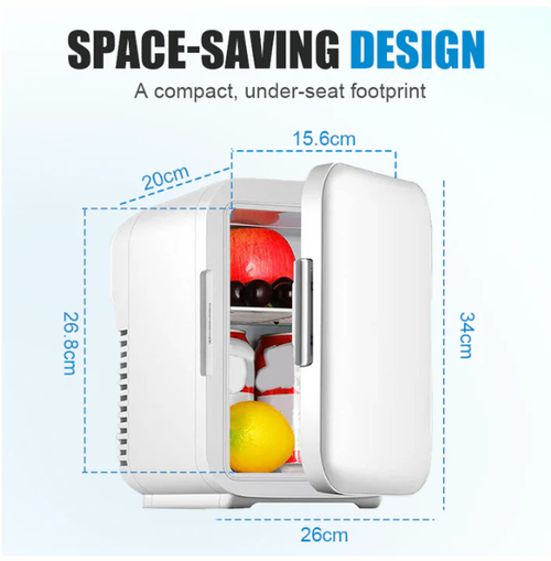 ❄️🔥  Portable mini-fridge - suitable for home, car, and camping. Equipped with a USB port for outdoor use.