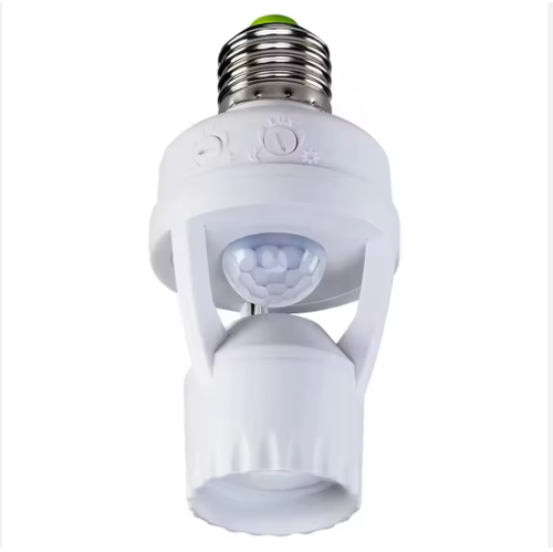 💡✨Smart Switch Infrared Sensor Lamp Holder E27 Energy Saving Bulb Human Body Sensor Lamp Holder Radar Sensor (Pack of 2)