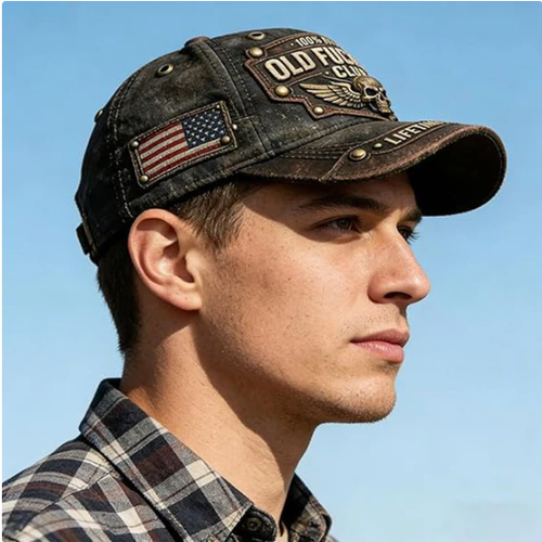 🧢 Retro baseball cap with embroidery