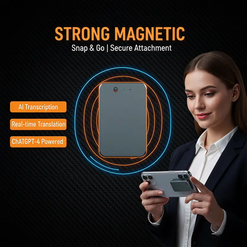 New A3 AI Recorder ChatGPT Intelligent Transcription, Translation Recording Pen APP Controls Recorder