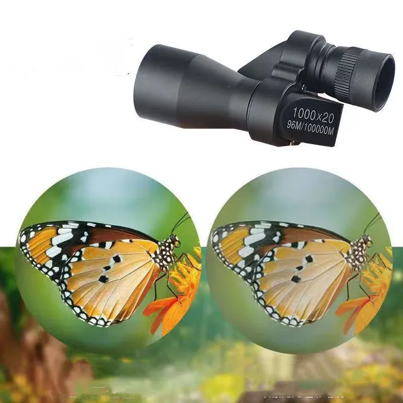 ✨🔭 Mini Pocket Binoculars (1000x20): Pocket-Large + Smartphone Clip – Perfect for Outdoor Explorations (For All Ages!)