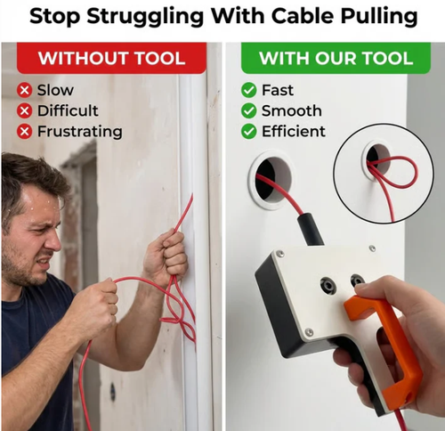 High-efficiency cable pulling tool – multi-functional wire puller