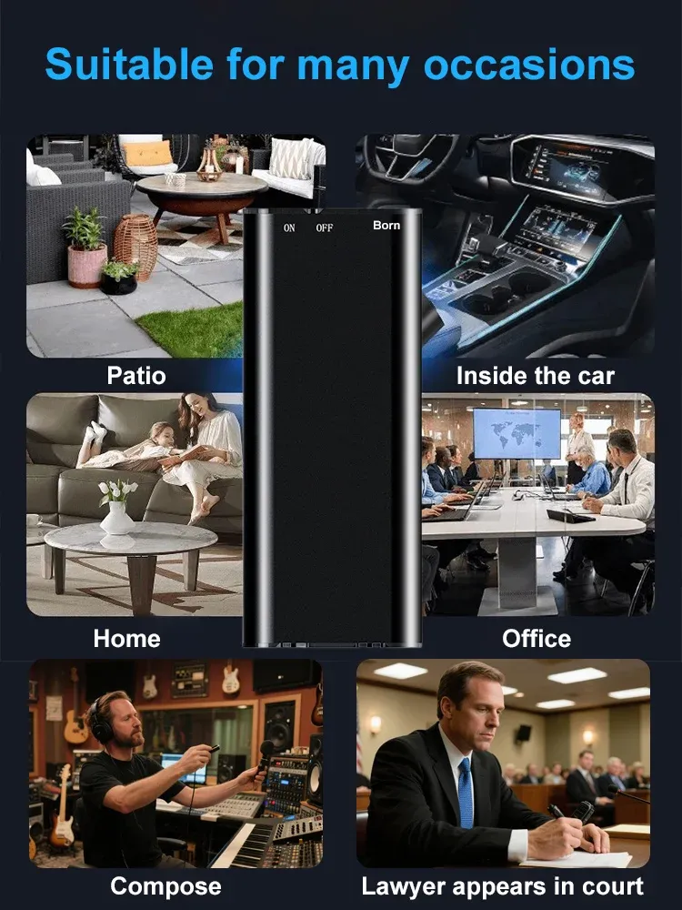 🔥Mini Voice Recorder – Smart recording, compact and easy to use, ultra-long battery life🔋 +8GB