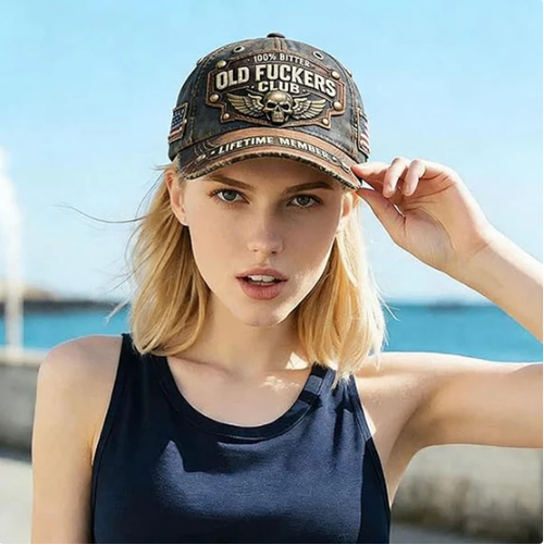 🧢 Retro baseball cap with embroidery