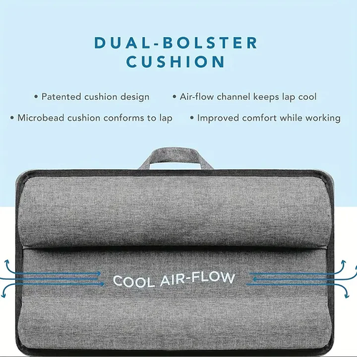 Portable Computer Desk, Lap Top Laptop Stand with Device Wall Shelf, Mouse Pad and Phone Holder