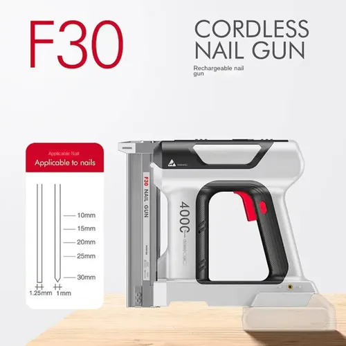 The efficiency booster for carpentry and decoration work: Single-shot and multi-shot lithium battery nail gun