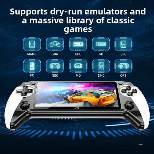 2026 Enhanced Retro Game Console--with HD 5.5-inch IPS Screen Classic Video Games Supports TV Connection