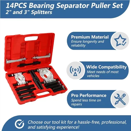 14 pieces The bearing separator disassembly kit