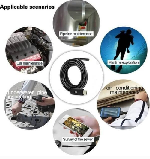 🔥3 in 1 Endoscope,Can be used for physical exploration