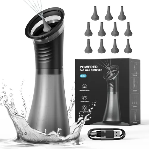 360-degree vortex cleaning safe, gentle, portable electric ear cleaner