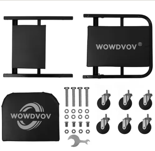 Folding Crawler Seat 2 in 1 Car Repair Tool Heavy Duty Padded Comfortable Car Repair Lying Board