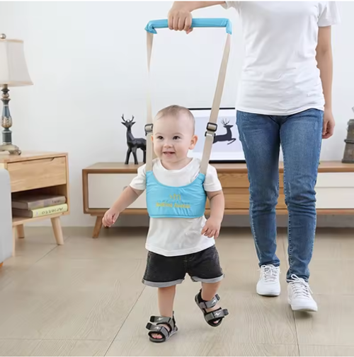 💕👼Baby Walking Harness, Handheld Baby Walker Assistant Belt, Adjustable Toddler Infant Walker Safety Harness for 6-24 Month