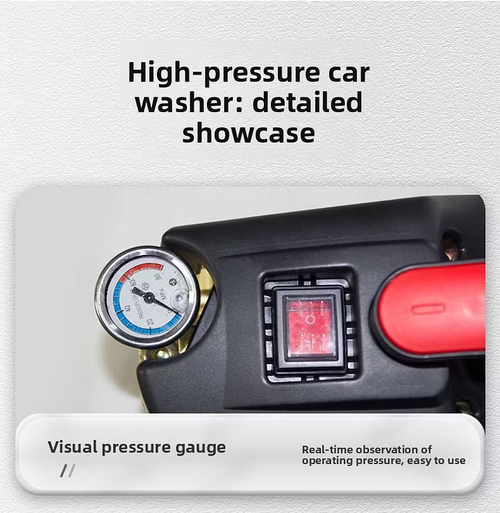 High-pressure car washer, household 220V car cleaning water gun, portable small cleaning machine, fully automatic car washing gadget