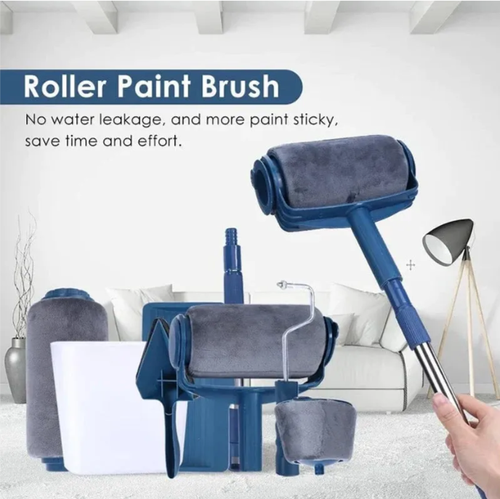 🌟Multifunctional Seamless Paint Runner Set Wall Paint Roller Kit Extendable Rod Non Drip-free Paint Roller