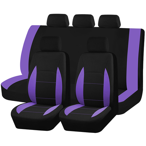 Four-season universal five-seat car fabric seat cover