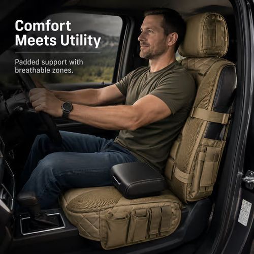 🚙 Car Seat Back Protector Organizer – Outdoor Gear Storage Cover for SUV & Truck