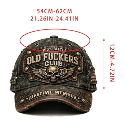 🧢 Retro baseball cap with embroidery