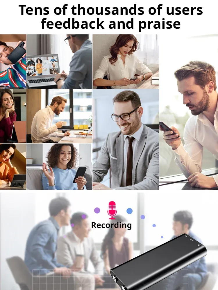 🔥Mini Voice Recorder – Smart recording, compact and easy to use, ultra-long battery life🔋 +8GB