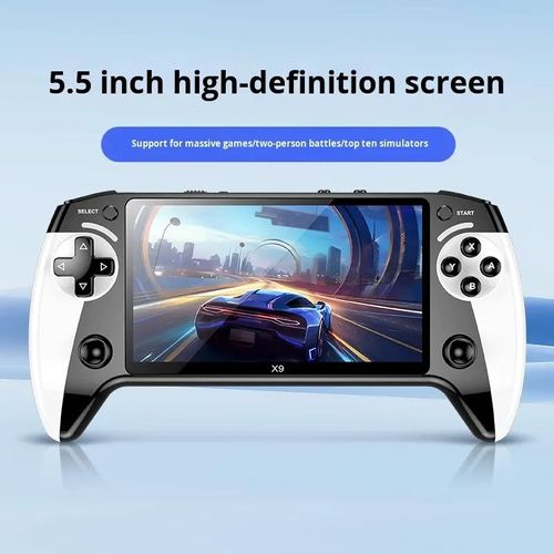 2026 Enhanced Retro Game Console--with HD 5.5-inch IPS Screen Classic Video Games Supports TV Connection