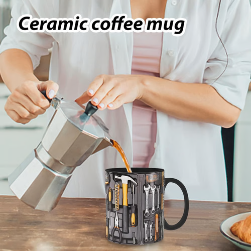 🏆Toolbox Mug - A gift for him, husband, mechanic, and father.🎁