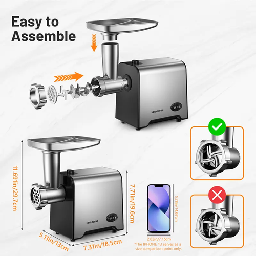 Electric Meat Grinders, Sausage Stuffer Maker