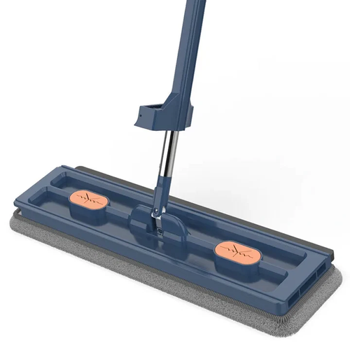 Rotating Mop: Strong handle, easy cleaning, 360° rotating flat mop