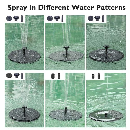 🎁Solar fountain - Outdoor submersible water pump, suitable for ponds, pools, gardens and aquariums