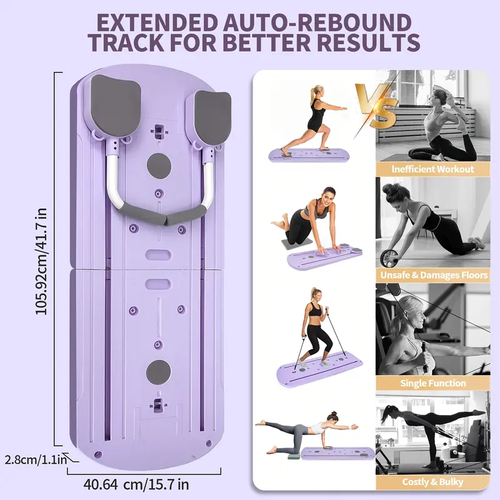 8-in-1 Multi-Functional Foldable Pilates Board