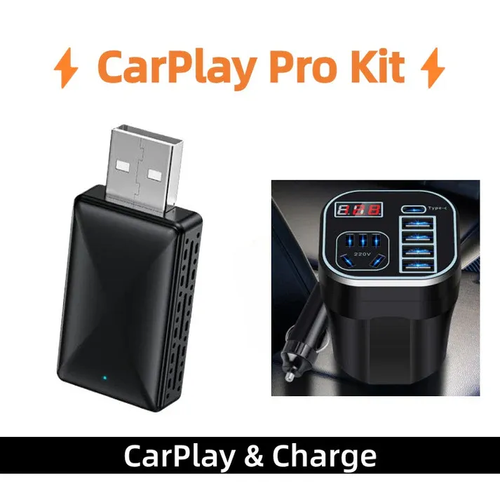 🔥🍳Limited-time discount🔥Wireless CarPlay Box with USB Port 5 sales