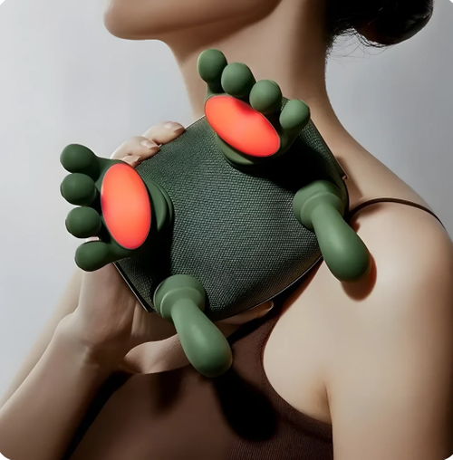 2026 Bionic Neck Shoulder Massager Kneading Massager Shawl 3-Level Modes Neck Cervical Waist Leg Body Muscles Massage Pillow