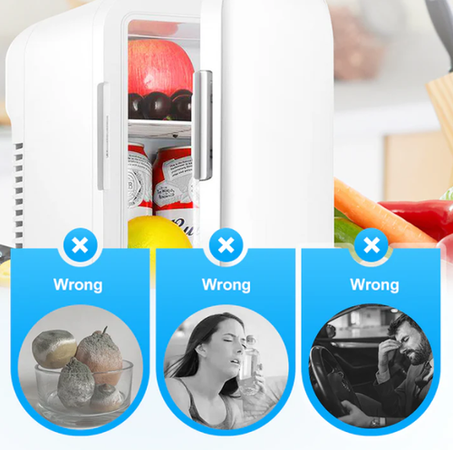 ❄️🔥  Portable mini-fridge - suitable for home, car, and camping. Equipped with a USB port for outdoor use.