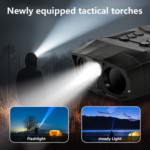 4K high-definition night vision device with 4-inch IPS display screen