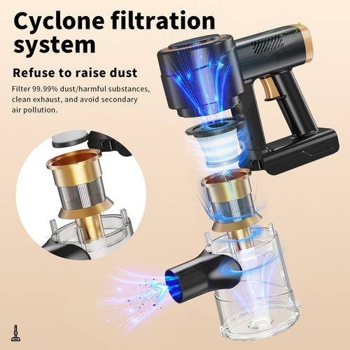 High-power handheld fast vacuum cleaner