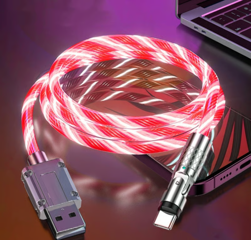 ⚡540° Rotating Streamer Data Cable