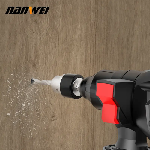 SDS-Plus Rotary HammerDrill, 4 Functions in One Knob, Safety Clutch, 6 Speeds,  adjustment Includes drill bit and 2 batteries, etc.