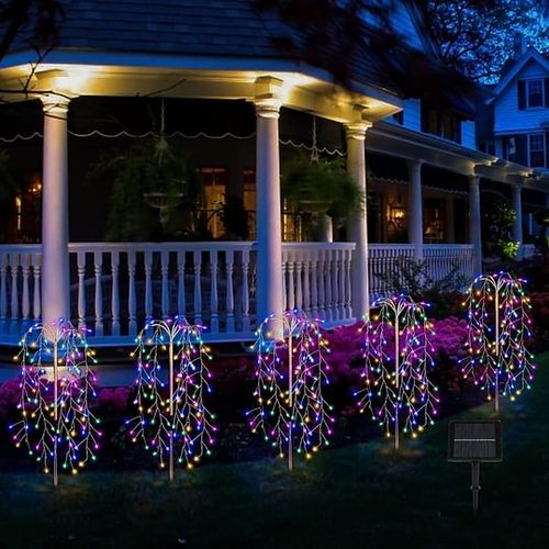 Solar Garden Lights Outdoor Decor – 200 LEDs, IP55 Waterproof, Easy Install